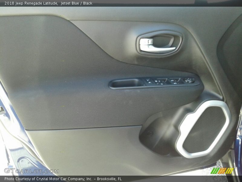 Jetset Blue / Black 2018 Jeep Renegade Latitude