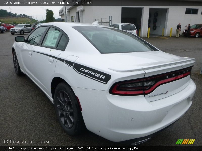 White Knuckle / Pearl/Black 2018 Dodge Charger GT AWD