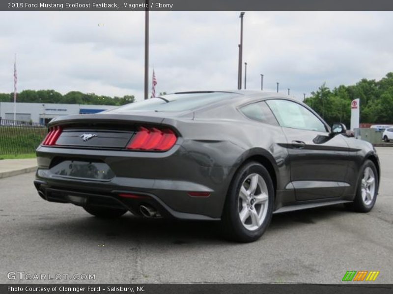 Magnetic / Ebony 2018 Ford Mustang EcoBoost Fastback