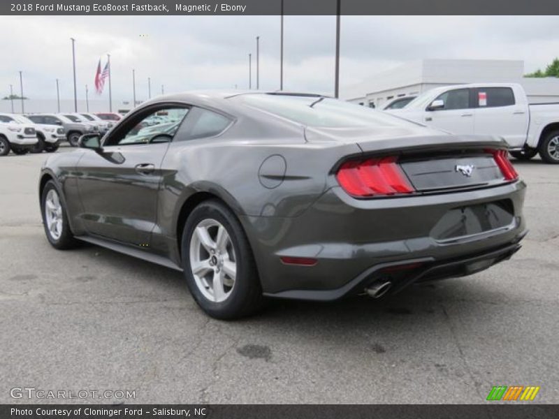 Magnetic / Ebony 2018 Ford Mustang EcoBoost Fastback