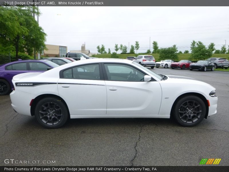 White Knuckle / Pearl/Black 2018 Dodge Charger GT AWD