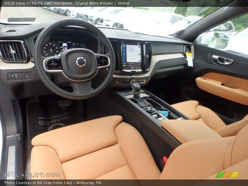  2018 XC60 T6 AWD Inscription Amber Interior