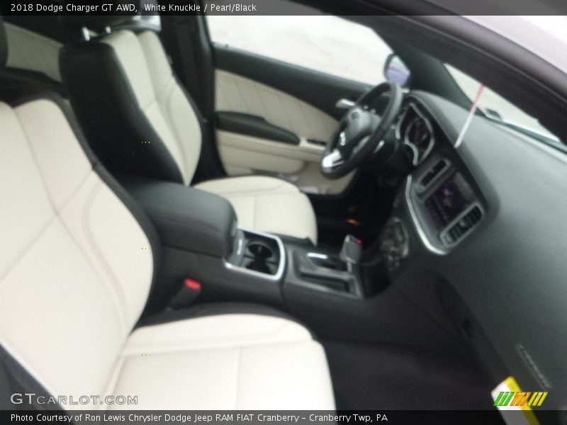 White Knuckle / Pearl/Black 2018 Dodge Charger GT AWD