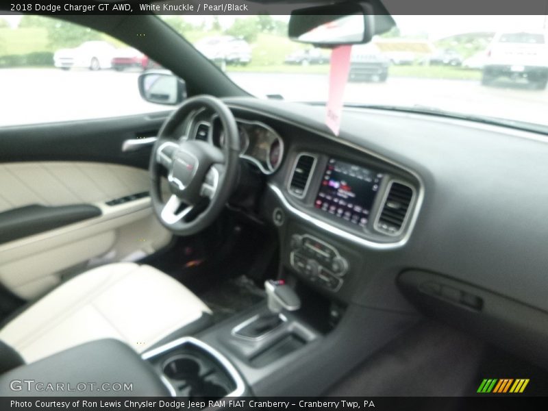 White Knuckle / Pearl/Black 2018 Dodge Charger GT AWD