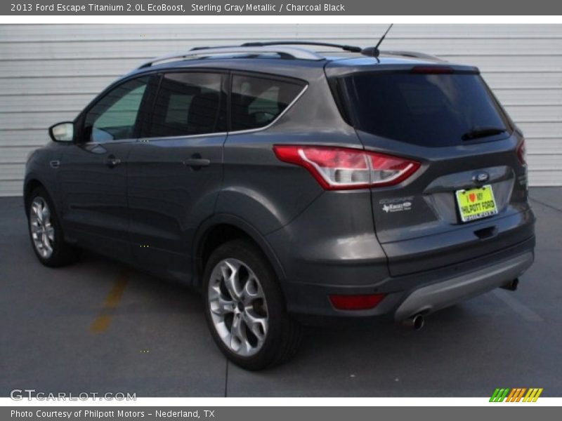 Sterling Gray Metallic / Charcoal Black 2013 Ford Escape Titanium 2.0L EcoBoost