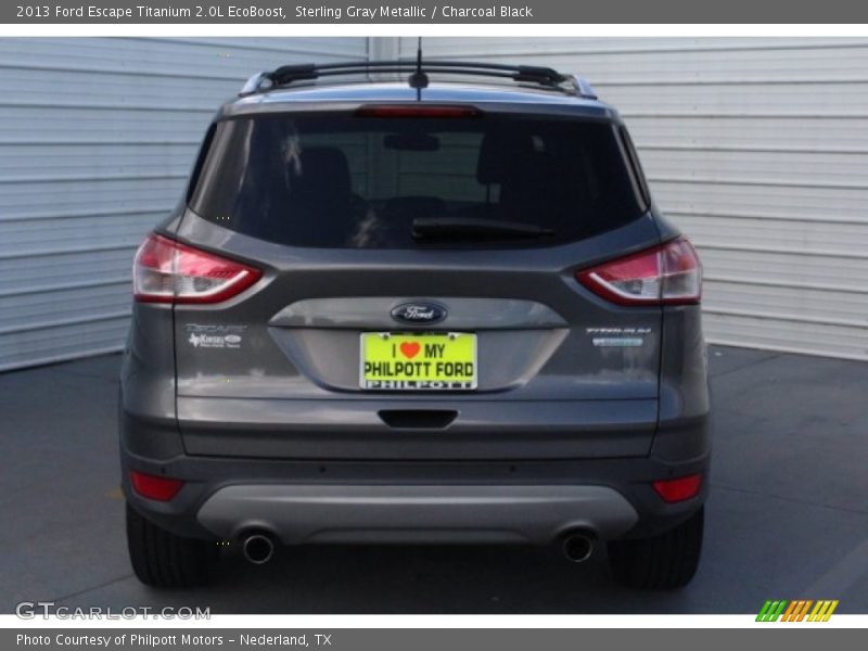 Sterling Gray Metallic / Charcoal Black 2013 Ford Escape Titanium 2.0L EcoBoost