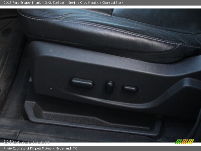 Sterling Gray Metallic / Charcoal Black 2013 Ford Escape Titanium 2.0L EcoBoost