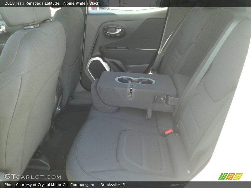 Alpine White / Black 2018 Jeep Renegade Latitude
