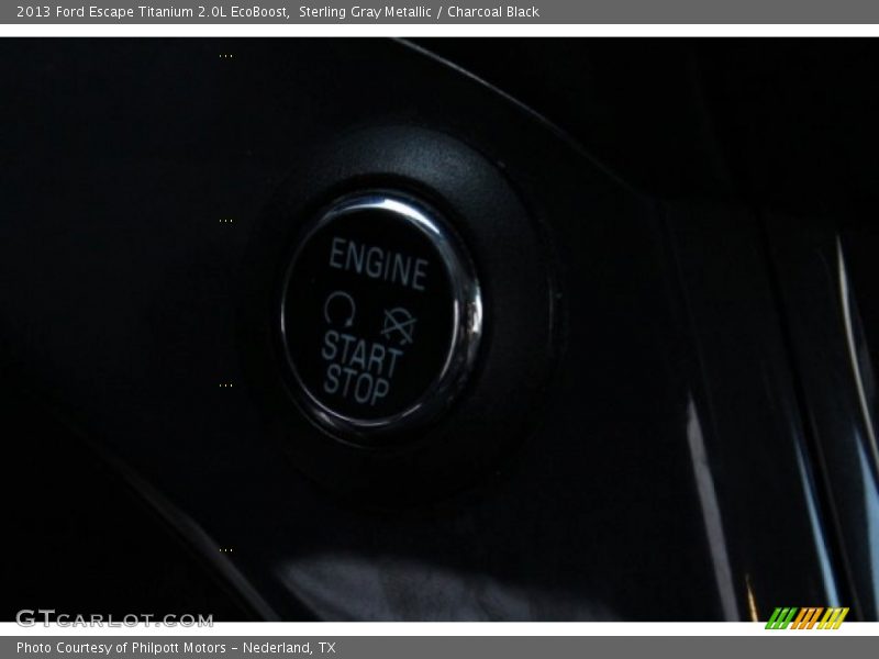 Sterling Gray Metallic / Charcoal Black 2013 Ford Escape Titanium 2.0L EcoBoost