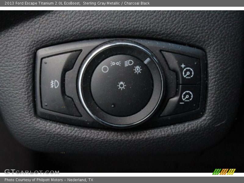 Sterling Gray Metallic / Charcoal Black 2013 Ford Escape Titanium 2.0L EcoBoost