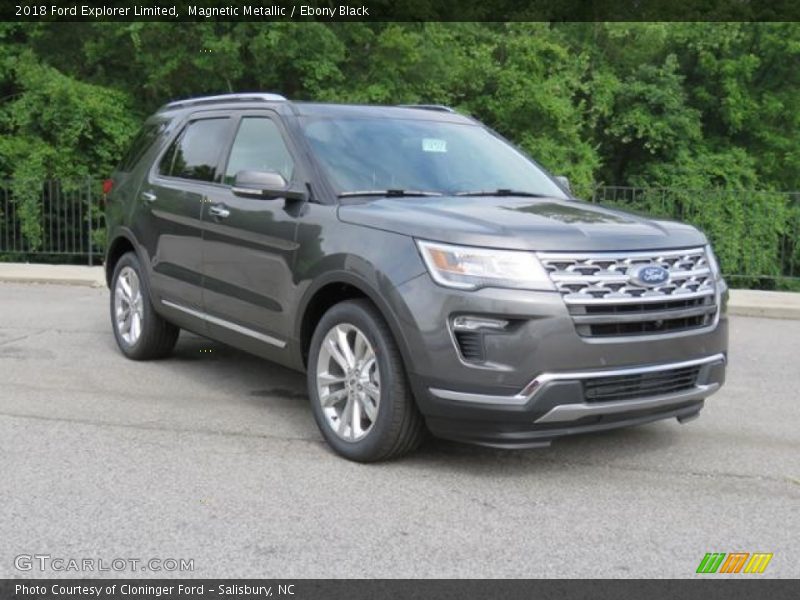 Magnetic Metallic / Ebony Black 2018 Ford Explorer Limited