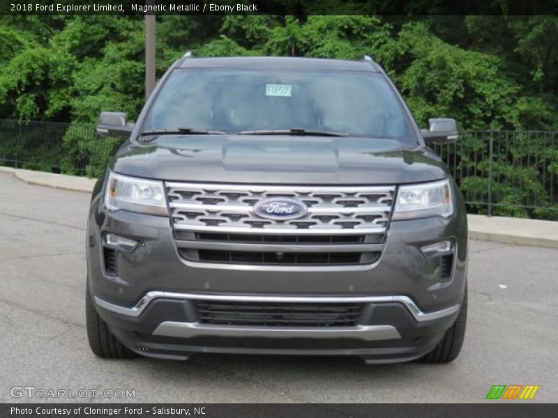 Magnetic Metallic / Ebony Black 2018 Ford Explorer Limited