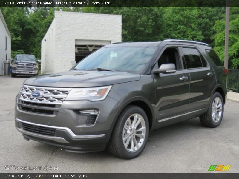 Magnetic Metallic / Ebony Black 2018 Ford Explorer Limited