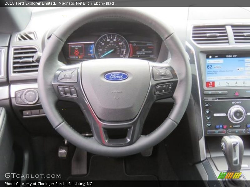 Magnetic Metallic / Ebony Black 2018 Ford Explorer Limited