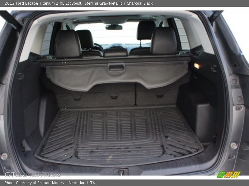 Sterling Gray Metallic / Charcoal Black 2013 Ford Escape Titanium 2.0L EcoBoost