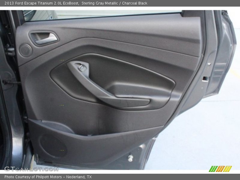 Sterling Gray Metallic / Charcoal Black 2013 Ford Escape Titanium 2.0L EcoBoost
