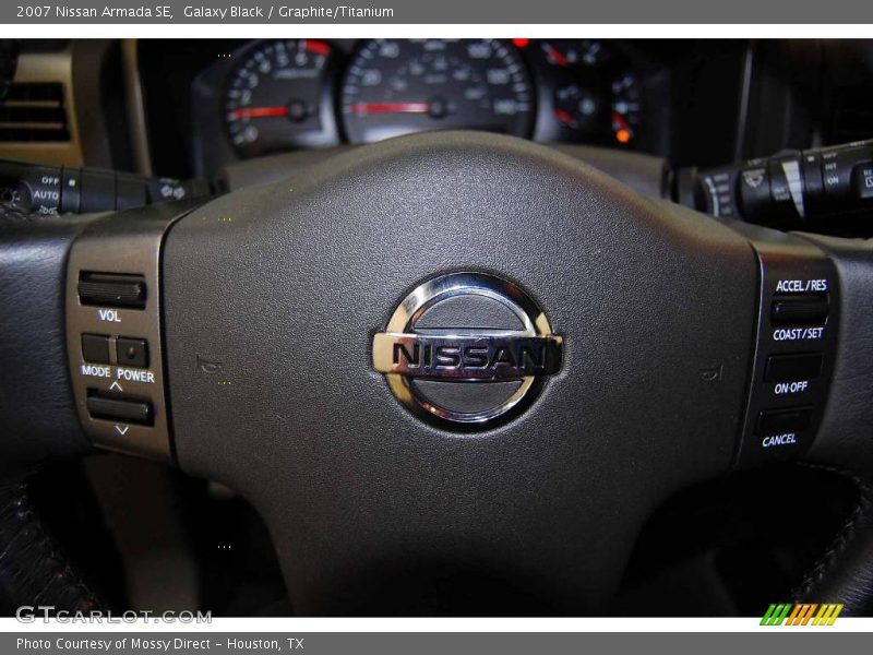 Galaxy Black / Graphite/Titanium 2007 Nissan Armada SE
