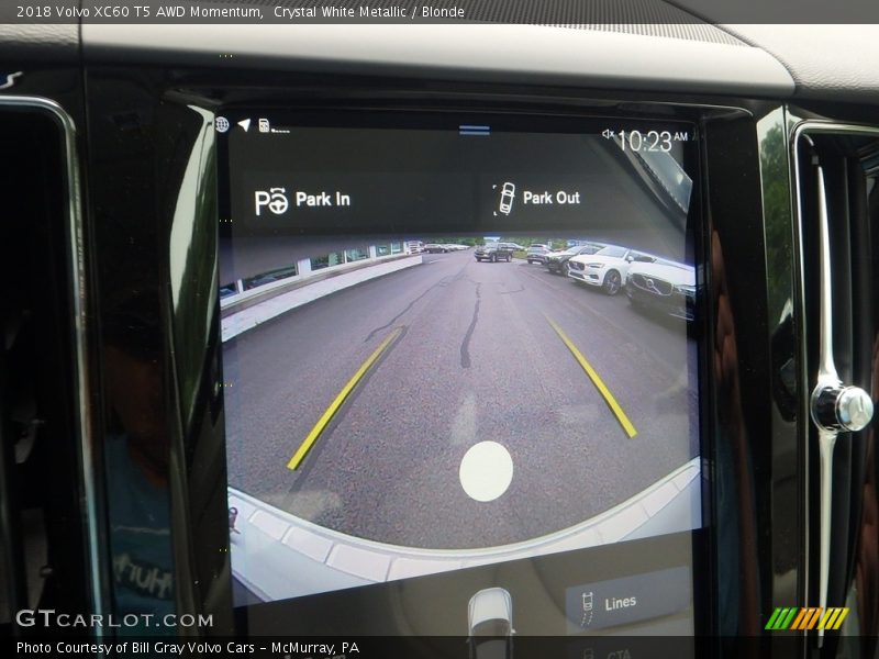 Crystal White Metallic / Blonde 2018 Volvo XC60 T5 AWD Momentum