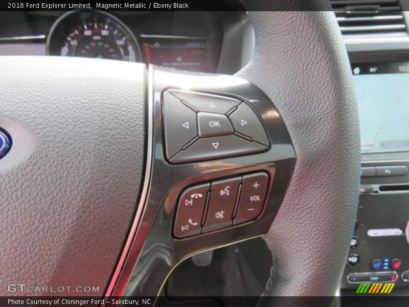 Magnetic Metallic / Ebony Black 2018 Ford Explorer Limited