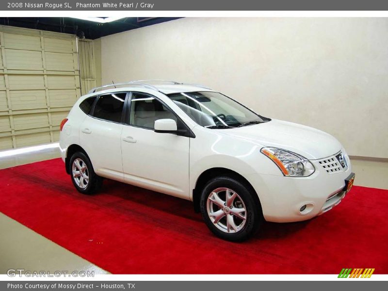 Phantom White Pearl / Gray 2008 Nissan Rogue SL
