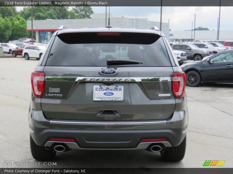 Magnetic Metallic / Ebony Black 2018 Ford Explorer Limited