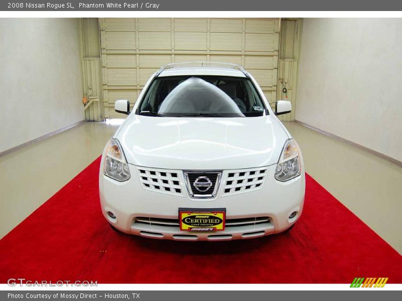 Phantom White Pearl / Gray 2008 Nissan Rogue SL