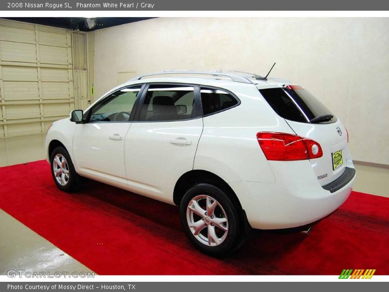 Phantom White Pearl / Gray 2008 Nissan Rogue SL