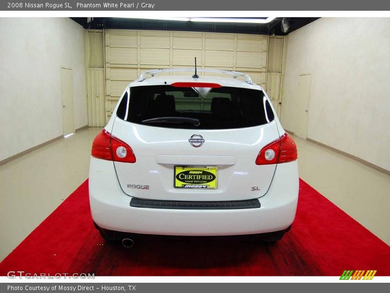 Phantom White Pearl / Gray 2008 Nissan Rogue SL