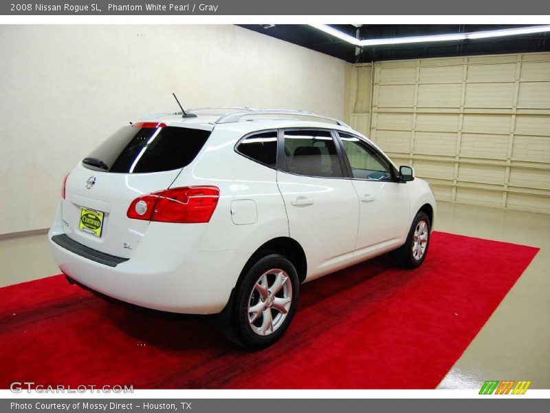 Phantom White Pearl / Gray 2008 Nissan Rogue SL