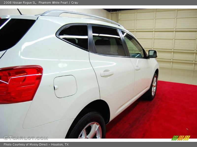 Phantom White Pearl / Gray 2008 Nissan Rogue SL