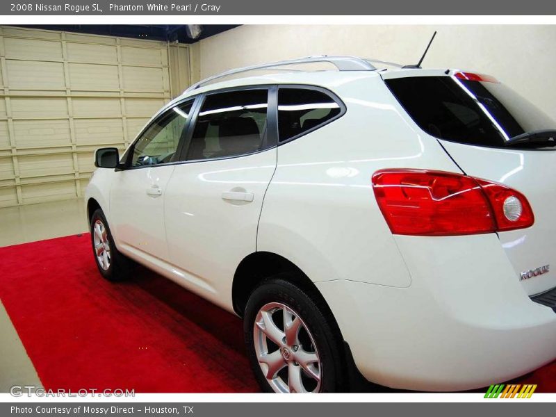 Phantom White Pearl / Gray 2008 Nissan Rogue SL