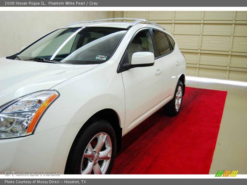 Phantom White Pearl / Gray 2008 Nissan Rogue SL