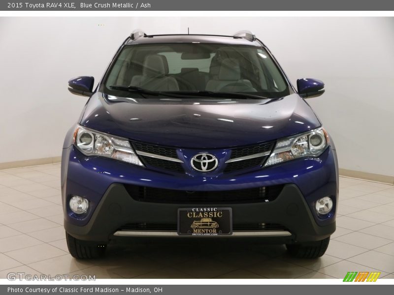 Blue Crush Metallic / Ash 2015 Toyota RAV4 XLE