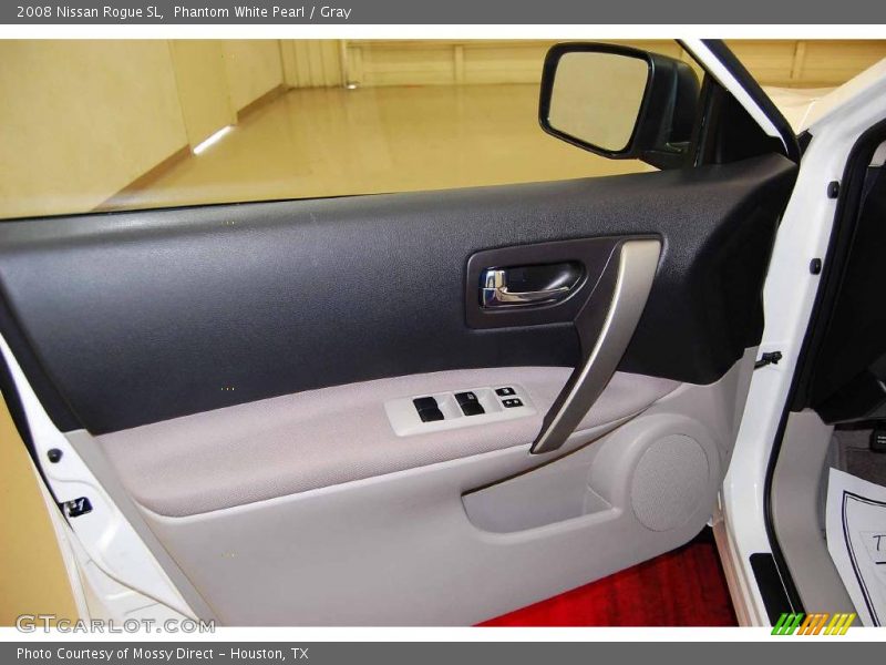 Phantom White Pearl / Gray 2008 Nissan Rogue SL
