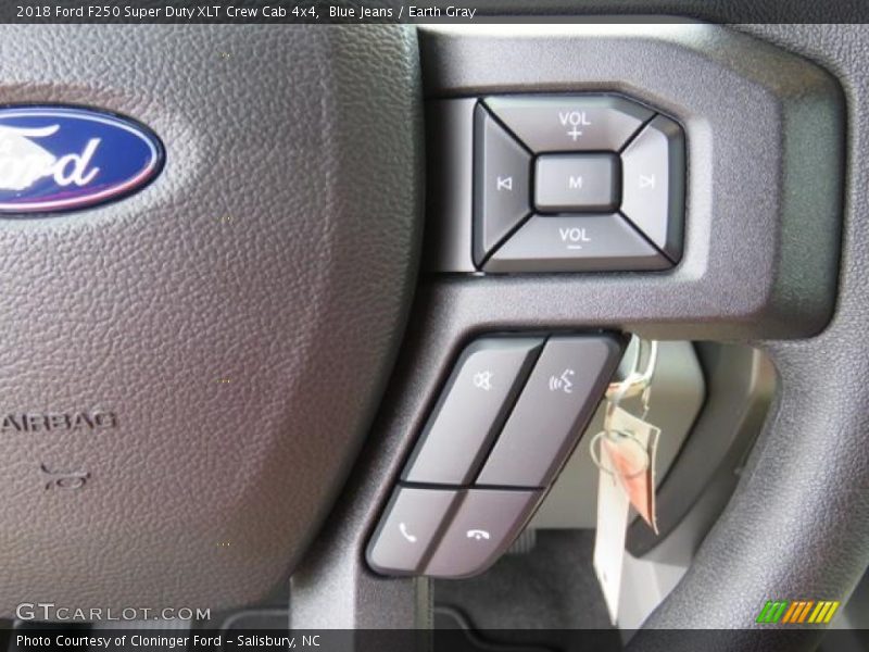 Blue Jeans / Earth Gray 2018 Ford F250 Super Duty XLT Crew Cab 4x4