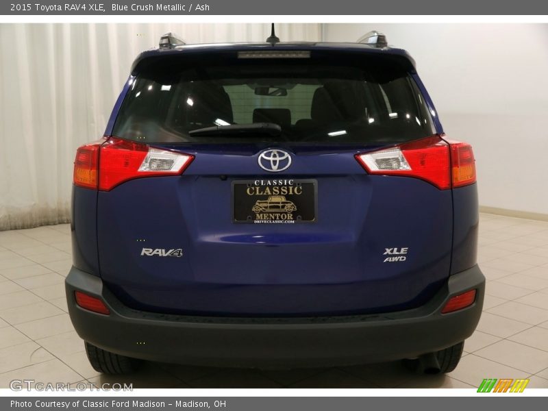 Blue Crush Metallic / Ash 2015 Toyota RAV4 XLE