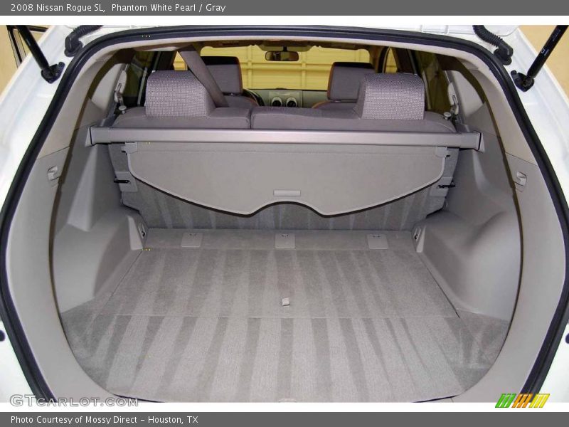 Phantom White Pearl / Gray 2008 Nissan Rogue SL