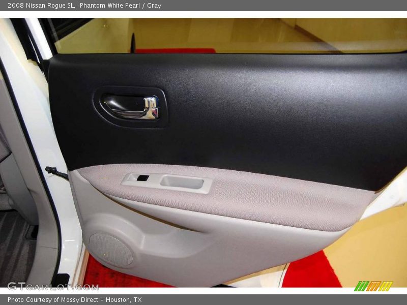 Phantom White Pearl / Gray 2008 Nissan Rogue SL