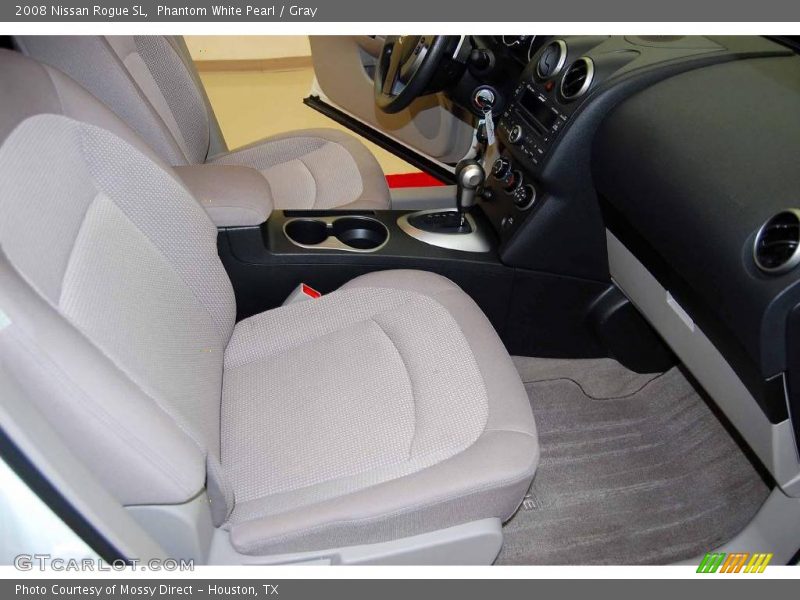 Phantom White Pearl / Gray 2008 Nissan Rogue SL