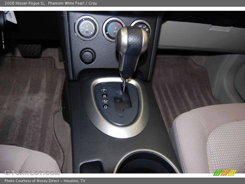 Phantom White Pearl / Gray 2008 Nissan Rogue SL