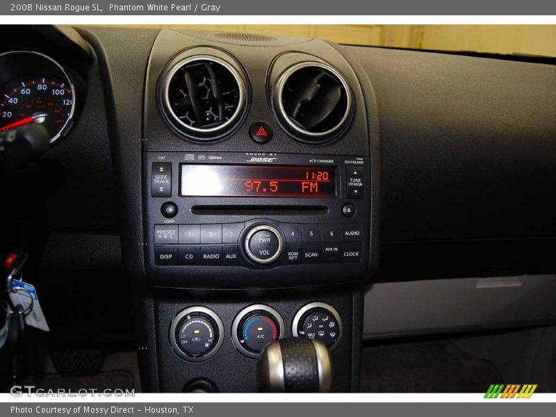 Phantom White Pearl / Gray 2008 Nissan Rogue SL
