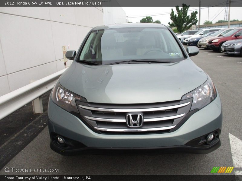 Opal Sage Metallic / Beige 2012 Honda CR-V EX 4WD