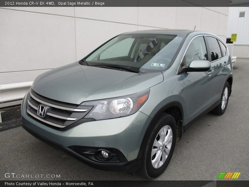 Opal Sage Metallic / Beige 2012 Honda CR-V EX 4WD