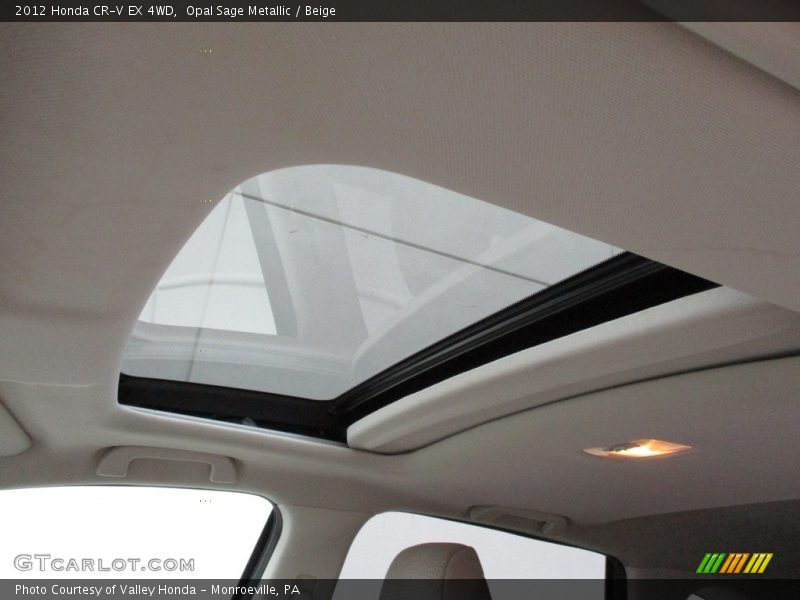 Opal Sage Metallic / Beige 2012 Honda CR-V EX 4WD