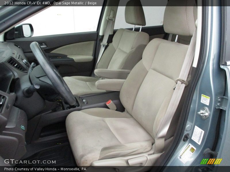 Opal Sage Metallic / Beige 2012 Honda CR-V EX 4WD