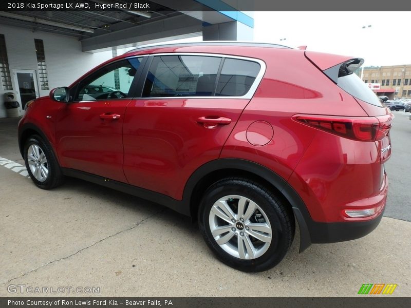 Hyper Red / Black 2018 Kia Sportage LX AWD
