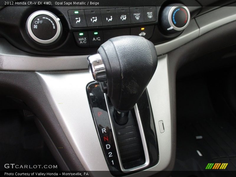 Opal Sage Metallic / Beige 2012 Honda CR-V EX 4WD