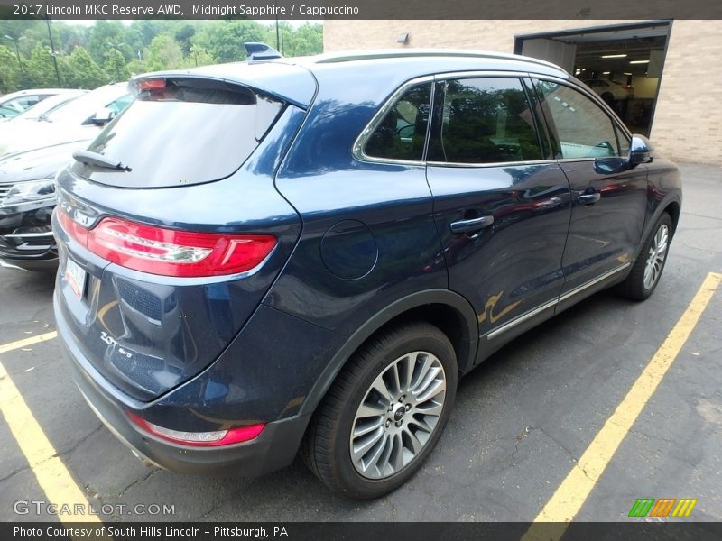 Midnight Sapphire / Cappuccino 2017 Lincoln MKC Reserve AWD