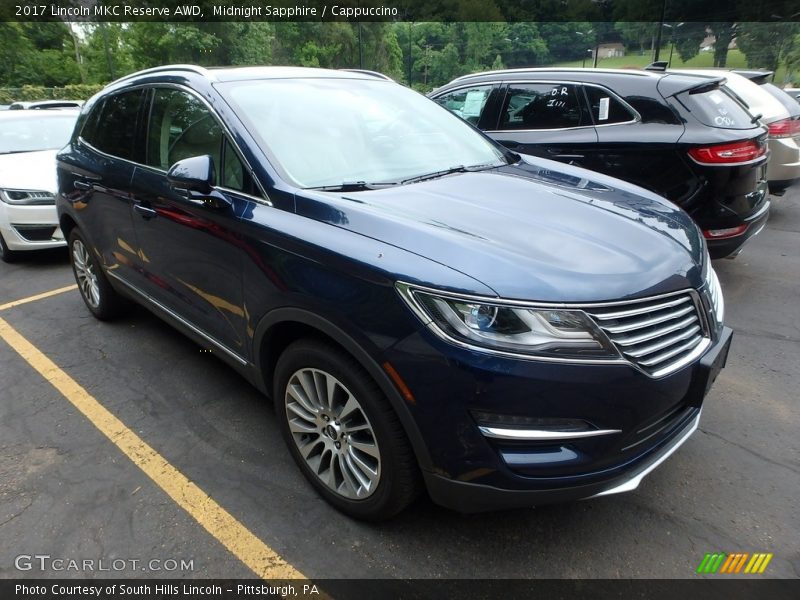 Midnight Sapphire / Cappuccino 2017 Lincoln MKC Reserve AWD