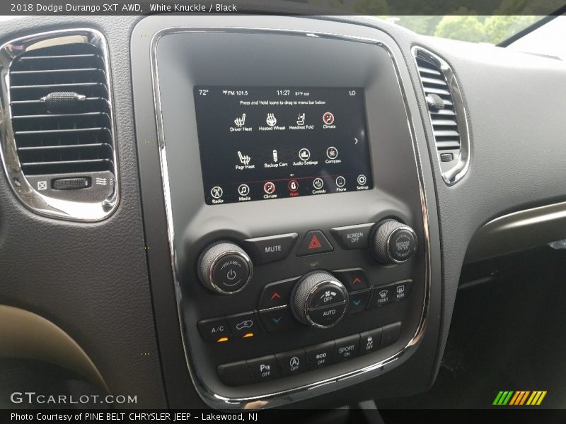 White Knuckle / Black 2018 Dodge Durango SXT AWD